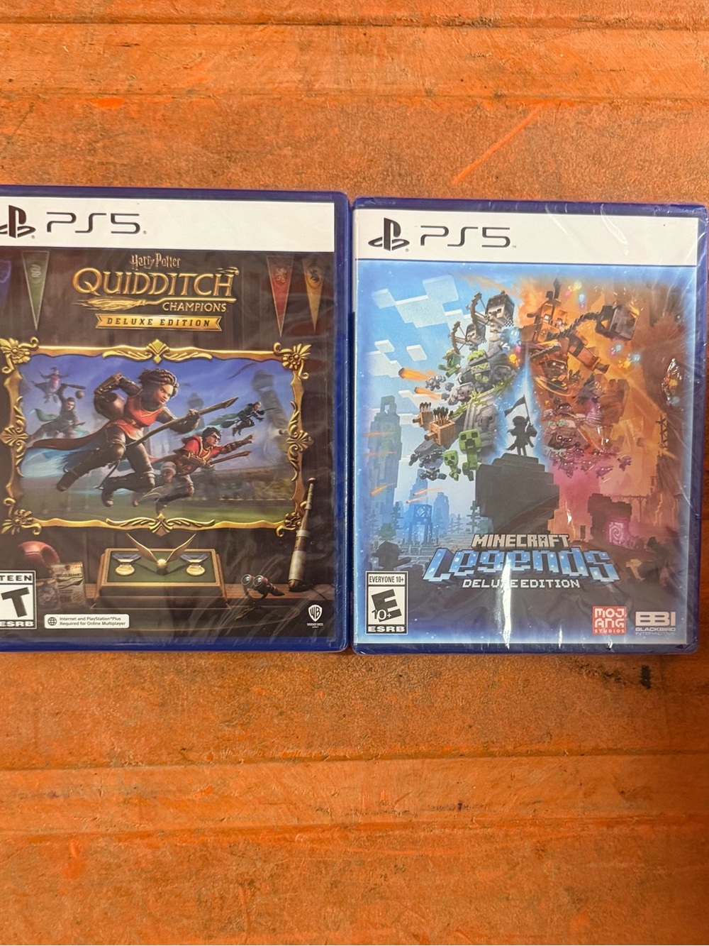 PS5 Harry Potter Quidditch & Minecraft Legends DLX Editions Games Bundle